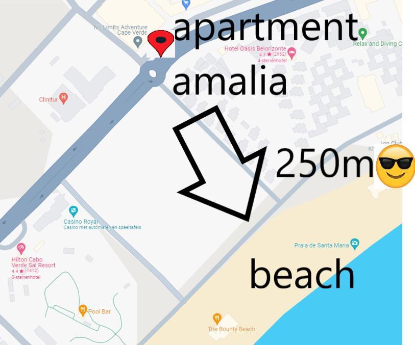 Appartement Amalia Sal Santa Maria Exterior photo